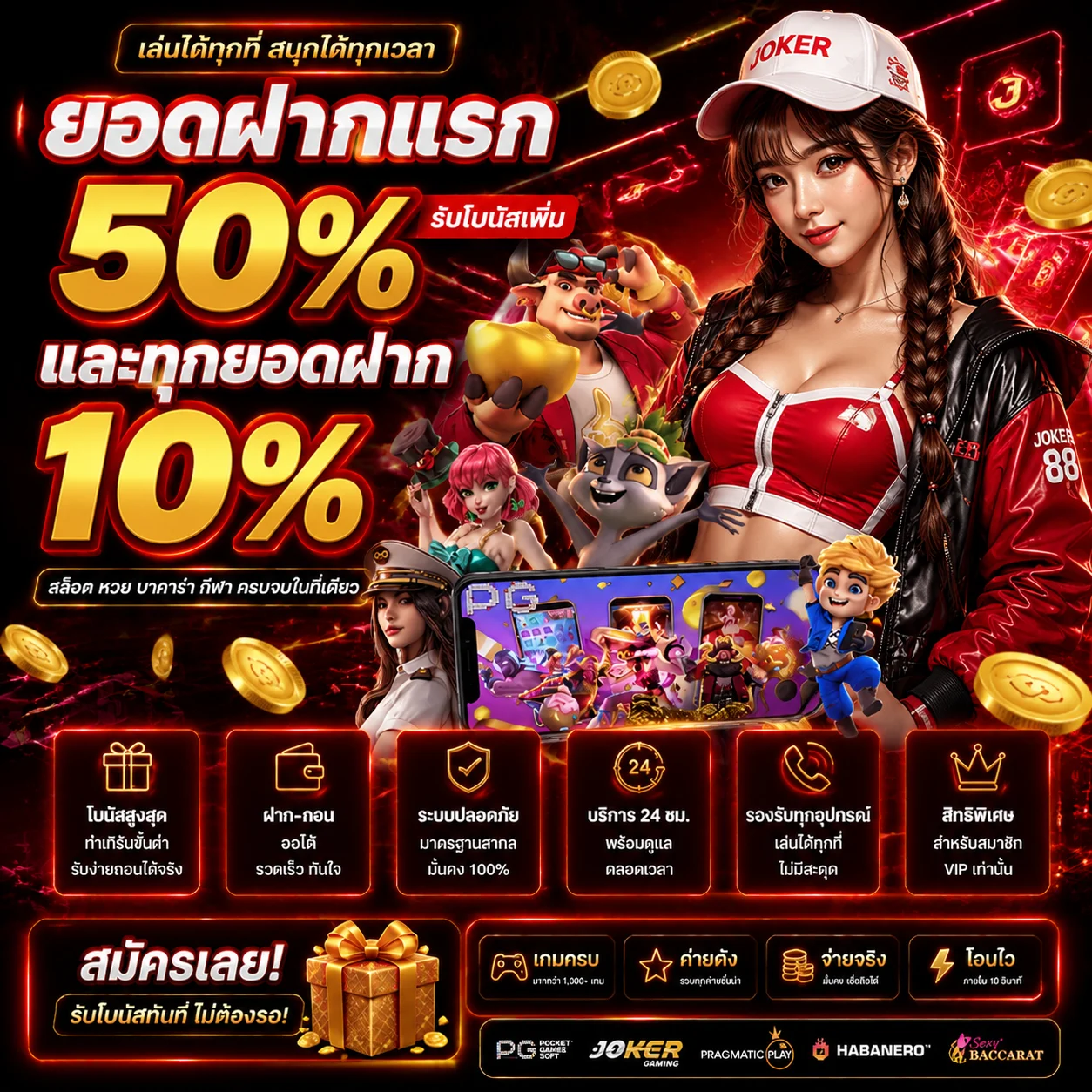ทดลองเล่นสล็อต JILI ฟรีที่ AHMA55